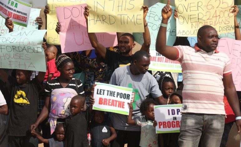 BREAKING: Protests rock Abuja over Planned Demolition Without Compensation or Resettlement