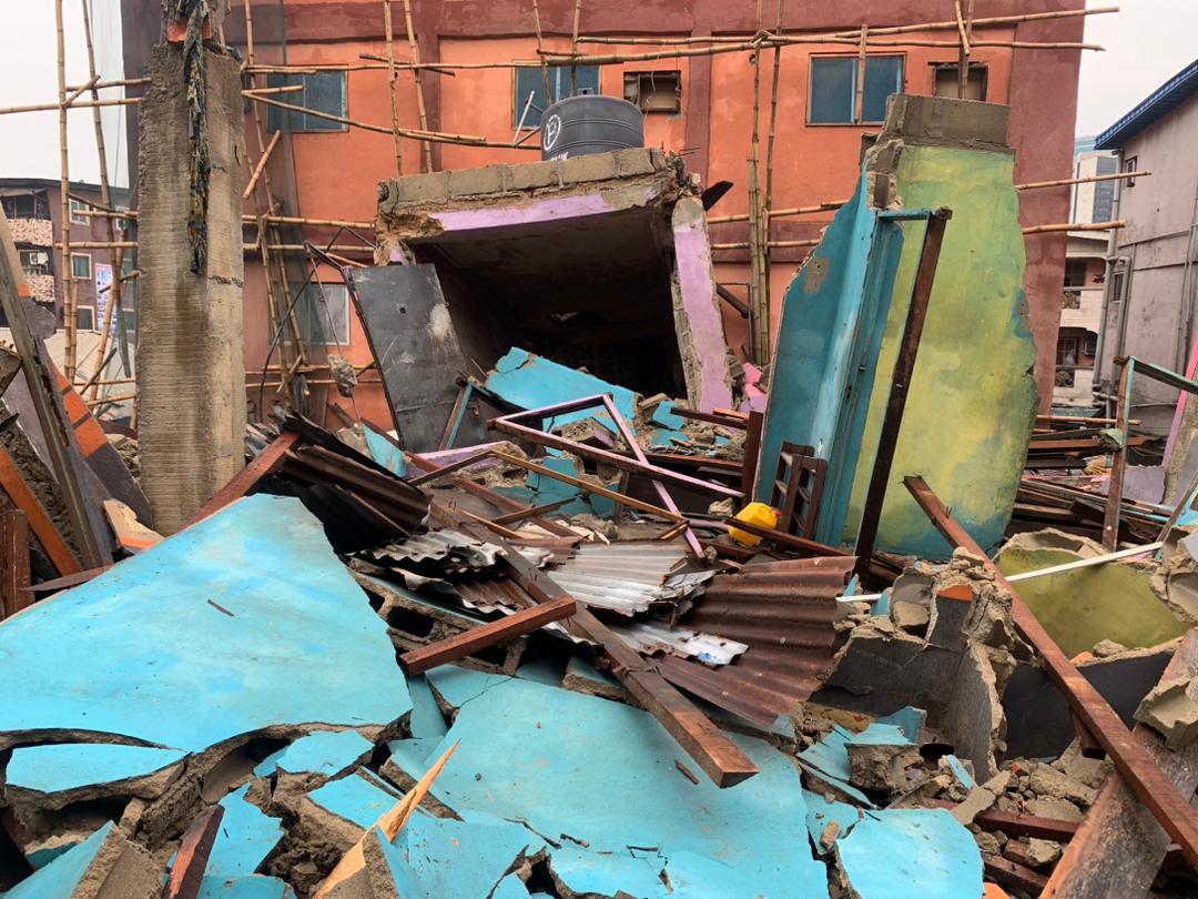 Three-Storey Building Collapses in Lagos Amid Heavy Rainfall