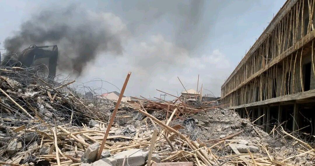 Six Dead as Two-Storey Building Collapses at Odu-Igbo Market